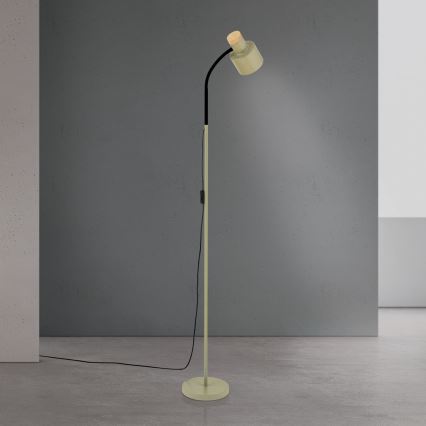 Golvlampa GILI 1xE27/40W/230V grön