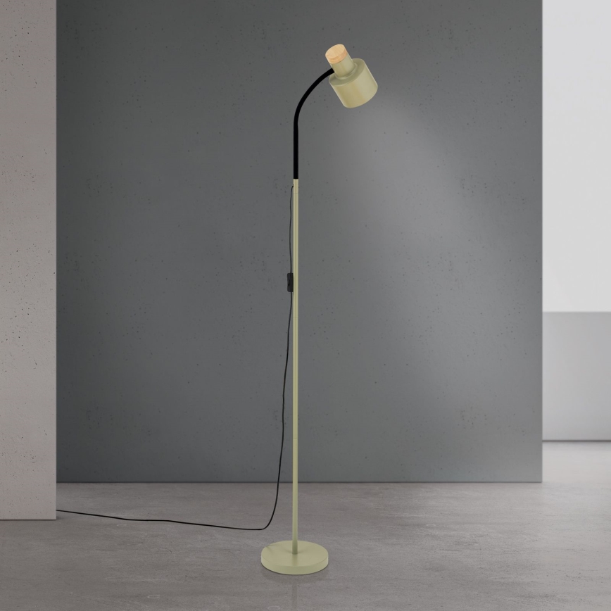 Golvlampa GILI 1xE27/40W/230V grön