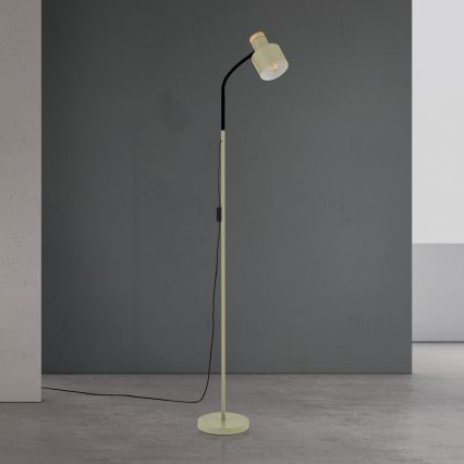 Golvlampa GILI 1xE27/40W/230V grön