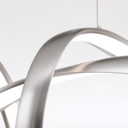 LED Dimbart taklampa CIRCUS LED/36W/230V silver