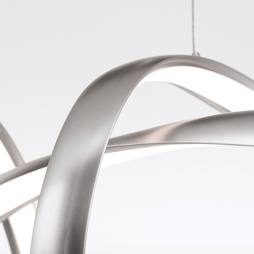 LED Dimbart taklampa CIRCUS LED/36W/230V silver