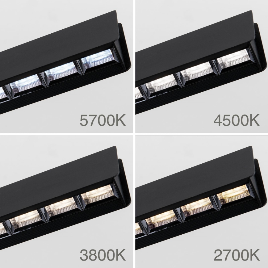 LED Dimbart taklampa TARA LED/44W/230V 2700/3800/4500/5700K svart