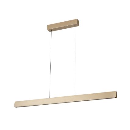 LED ljusreglerad ljuskrona på textilsladd TARA LED/44W/230V 2700/3800/4500/5700K guld
