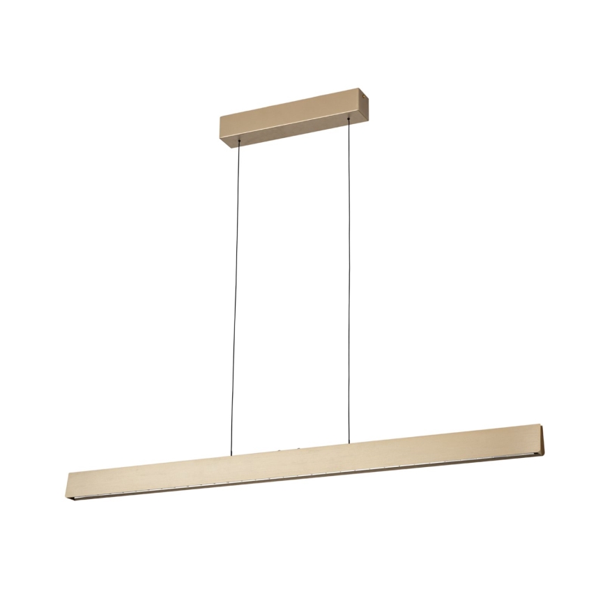 LED ljusreglerad ljuskrona på textilsladd TARA LED/44W/230V 2700/3800/4500/5700K guld