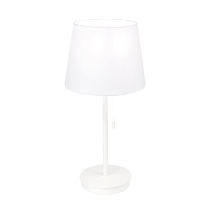 Bordslampa med USB-port LUDWIG 1xE27/40W/230V 50 cm vit