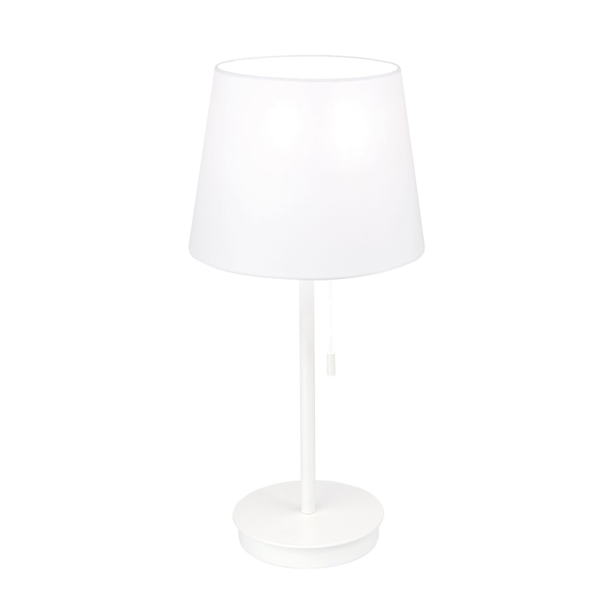 Bordslampa med USB-port LUDWIG 1xE27/40W/230V 50 cm vit