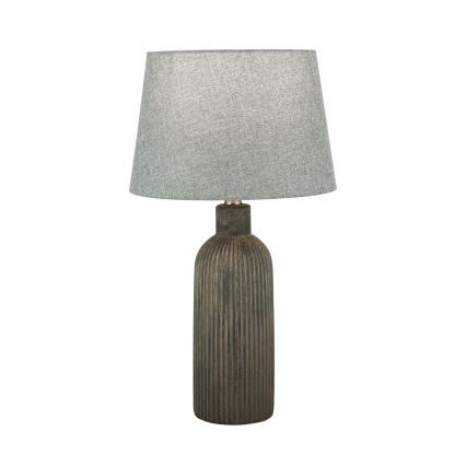 Bordslampa ORCHID 1xE27/40W/230V keramik brun/grå