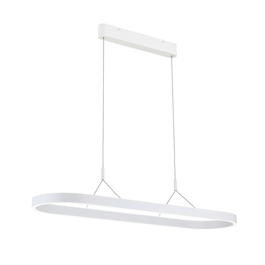 LED-pendel med vajer CARRARA LED/80W/230V 2700/3000/4000K vit