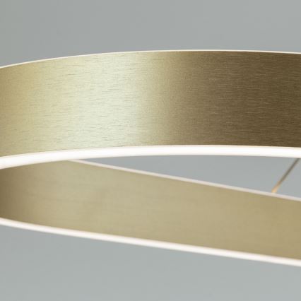 LED-pendel med vajer CARRARA LED/80W/230V 2700/3000/4000K guld