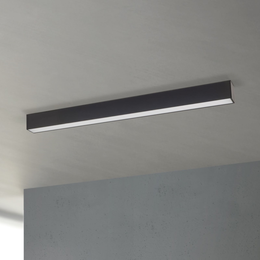 LED tak-/pendellampa 2-i-1 PALKKI LED/38W/230V 3000/4000/5000K svart