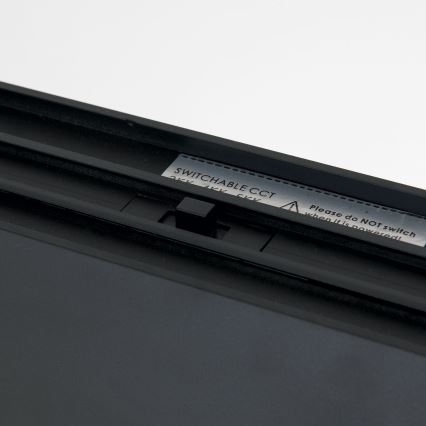 LED tak-/pendellampa 2-i-1 PALKKI LED/38W/230V 3000/4000/5000K svart