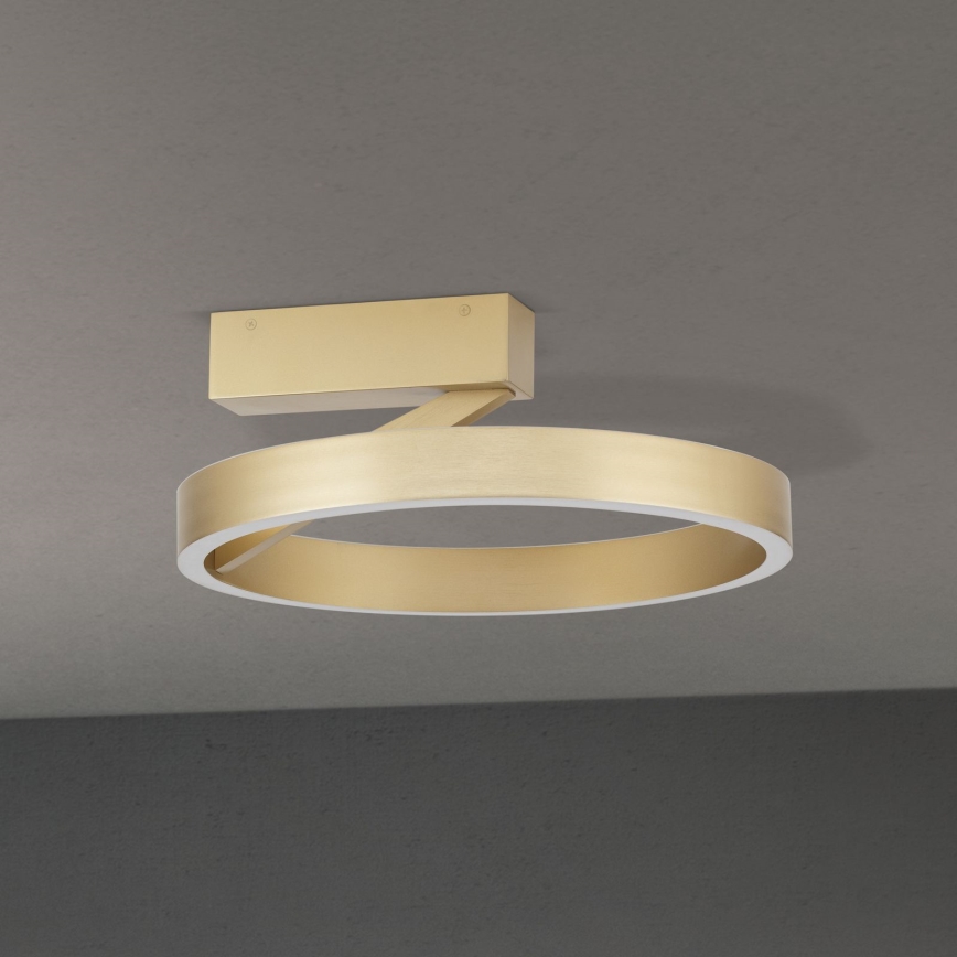 LED taklampa KOLK LED/40W/230V 2700/3000/4000K Ø 40 cm guld