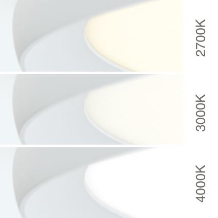 LED-taklampa KANT LED/50W/230V 2700/3200/4000K Ø 60 cm vit