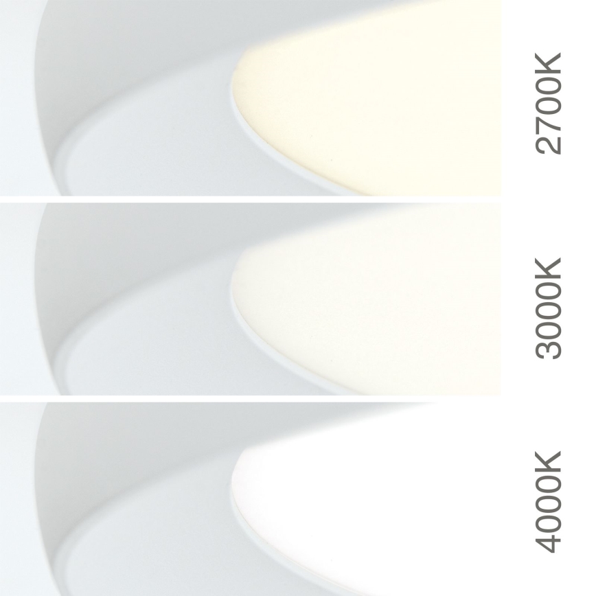 LED-taklampa KANT LED/50W/230V 2700/3200/4000K Ø 60 cm vit