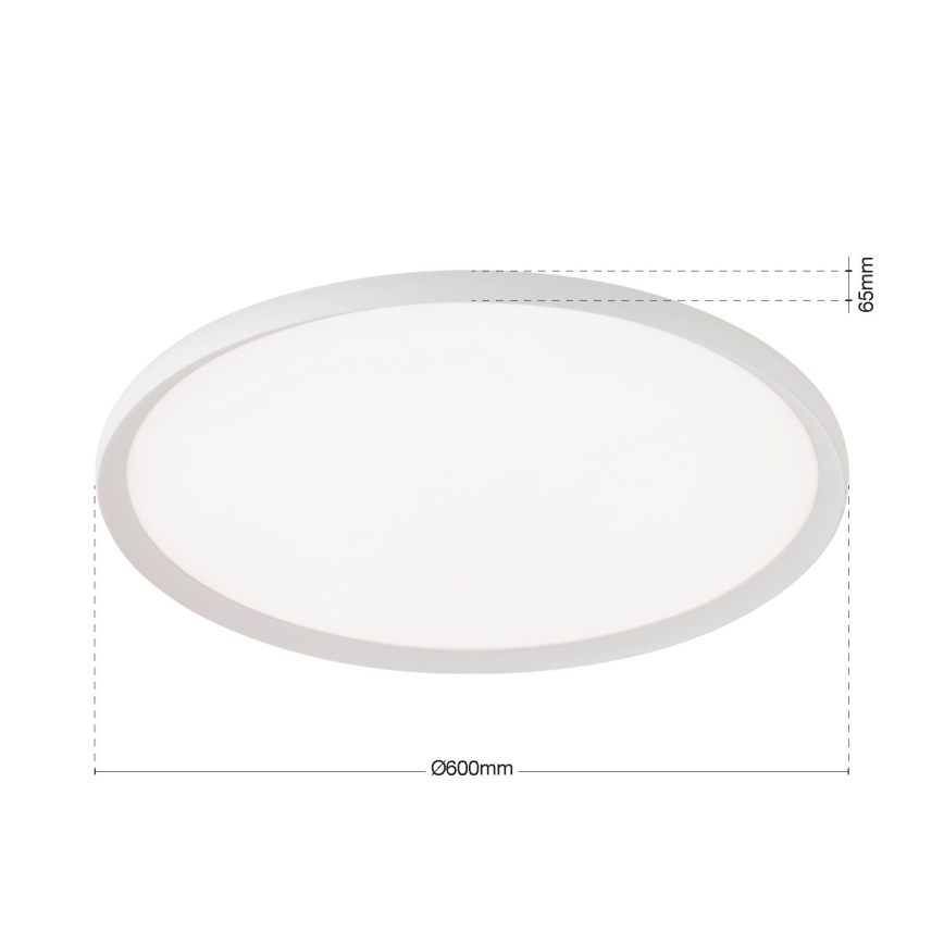 LED-taklampa KANT LED/50W/230V 2700/3200/4000K Ø 60 cm vit