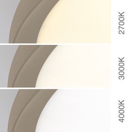 LED-taklampa KANT LED/66W/230V 2700/3200/4000K Ø 80 cm beige