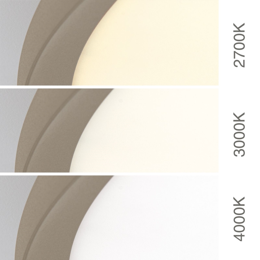 LED-taklampa KANT LED/66W/230V 2700/3200/4000K Ø 80 cm beige