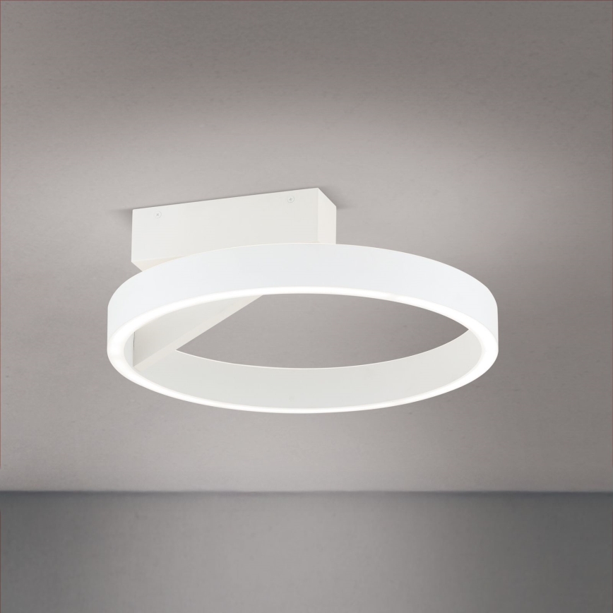 LED taklampa KOLK LED/40W/230V 2700/3000/4000K Ø 40 cm vit