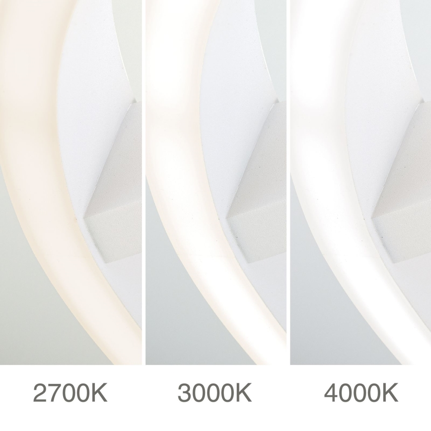 LED taklampa KOLK LED/40W/230V 2700/3000/4000K Ø 40 cm vit