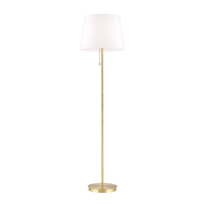 Golvlampa LUDWIG 1xE27/40W/230V vit/guld
