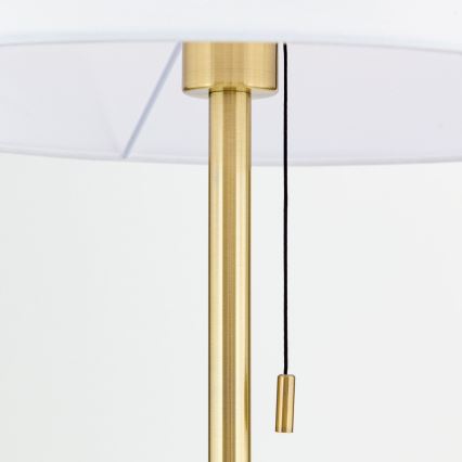 Golvlampa LUDWIG 1xE27/40W/230V vit/guld