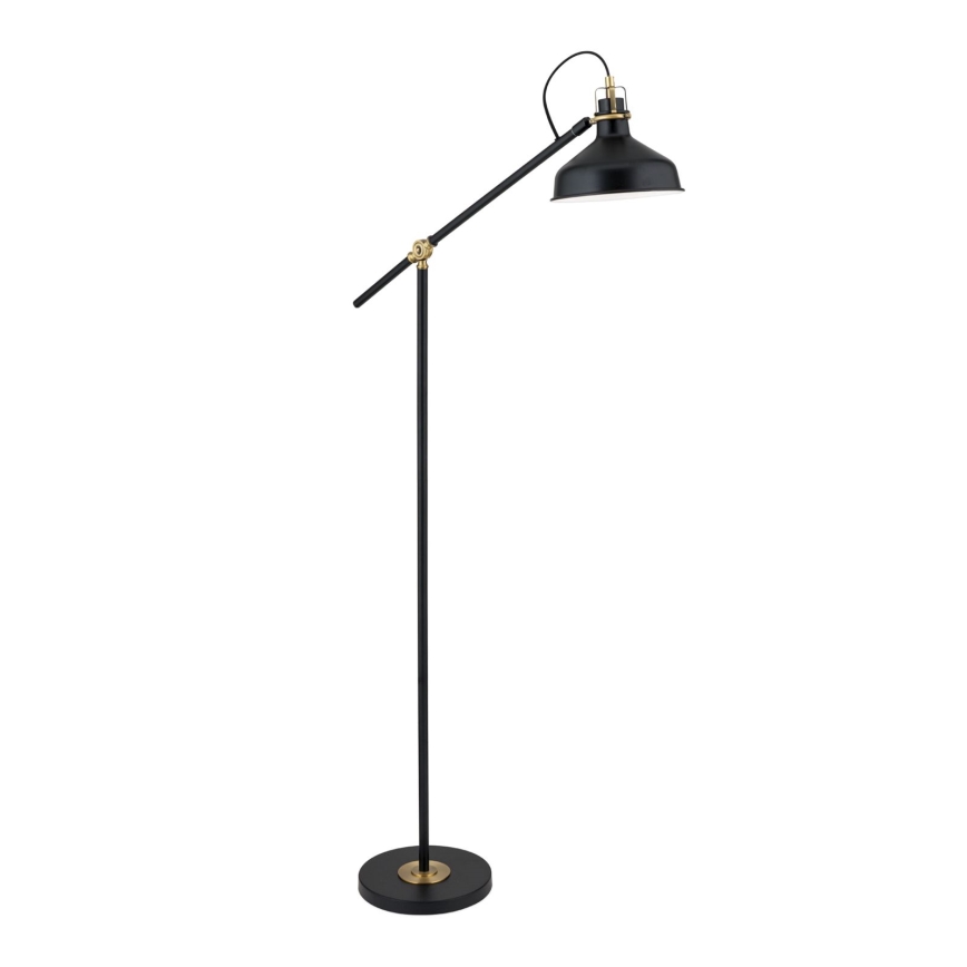 Golvlampa SCHILLER 1xE27/40W/230V svart/brons