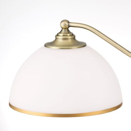 Ljuskrona på kedja OLD LAMP 3xE27/40W/230V diameter 65 cm vit/mässing