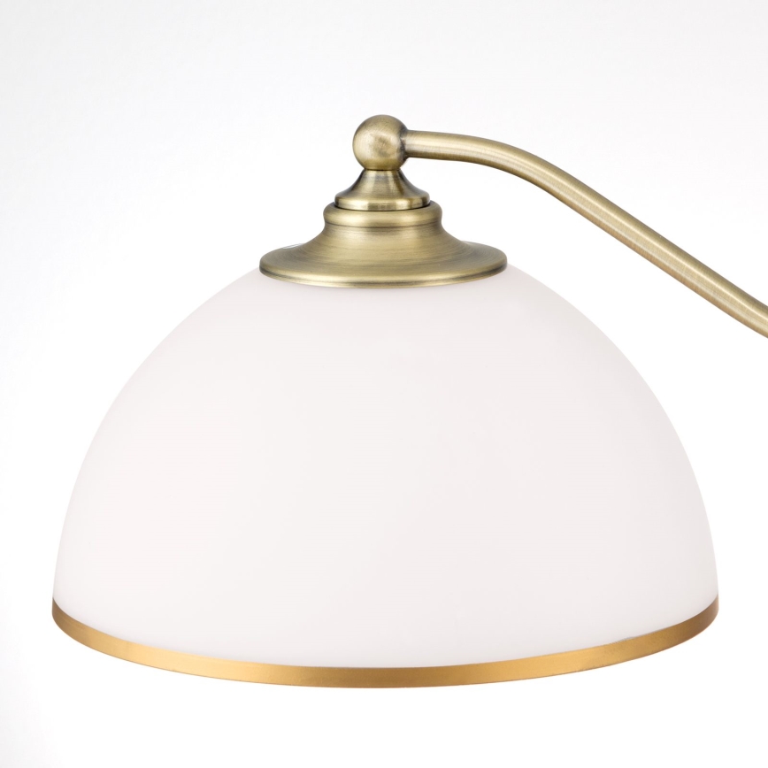 Ljuskrona på kedja OLD LAMP 3xE27/40W/230V diameter 65 cm vit/mässing
