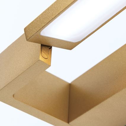 Badrumsspegel med LED-belysning MARILYN LED/18W/230V 60 cm IP44 guld