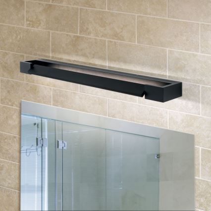 Badrumsspegel med LED-belysning MARILYN LED/18W/230V 60 cm IP44 svart