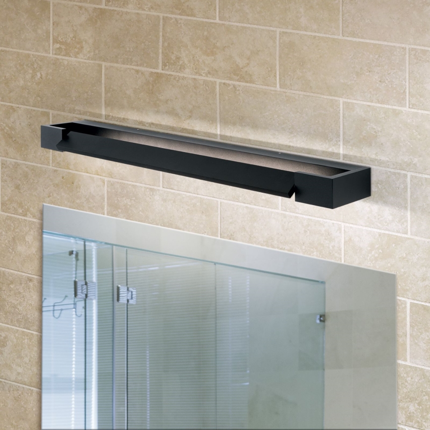 Badrumsspegel med LED-belysning MARILYN LED/18W/230V 60 cm IP44 svart