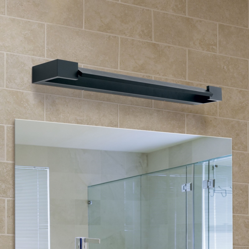 Badrumsspegel med LED-belysning MARILYN LED/18W/230V 60 cm IP44 svart