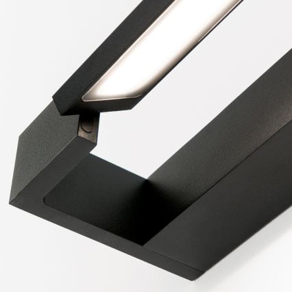 Badrumsspegel med LED-belysning MARILYN LED/18W/230V 60 cm IP44 svart