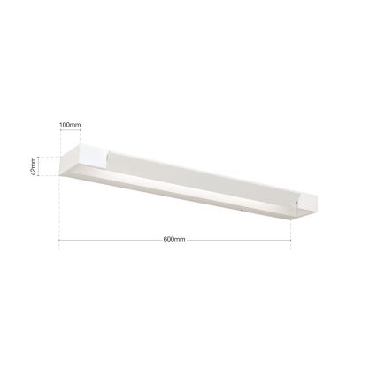 Badrumsspegel med LED-belysning MARILYN LED/18W/230V 60 cm IP44 vit
