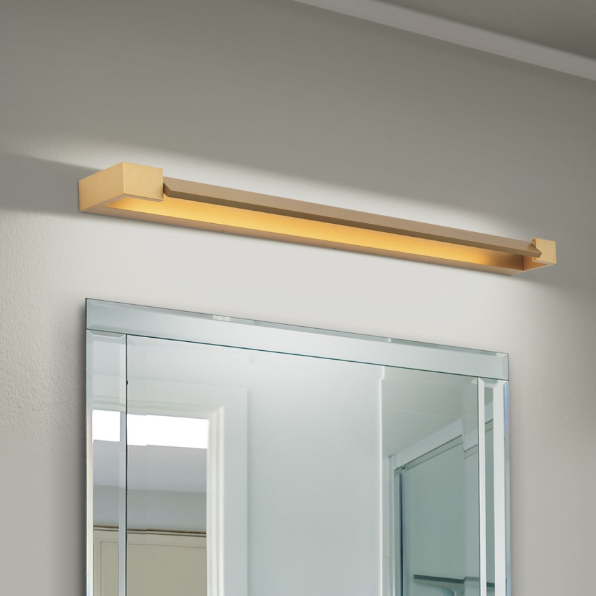 Badrumsspegel med LED-belysning MARILYN LED/24W/230V 90 cm IP44 guld
