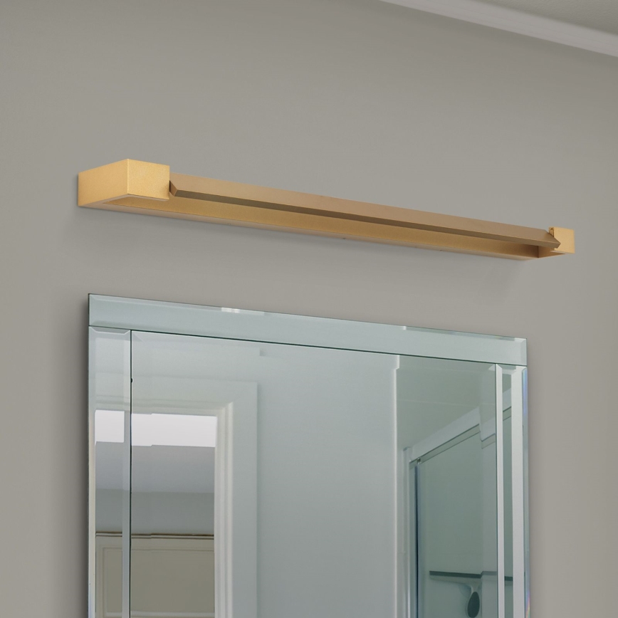 Badrumsspegel med LED-belysning MARILYN LED/24W/230V 90 cm IP44 guld