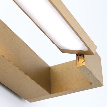 Badrumsspegel med LED-belysning MARILYN LED/24W/230V 90 cm IP44 guld