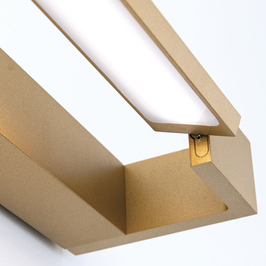 Badrumsspegel med LED-belysning MARILYN LED/24W/230V 90 cm IP44 guld