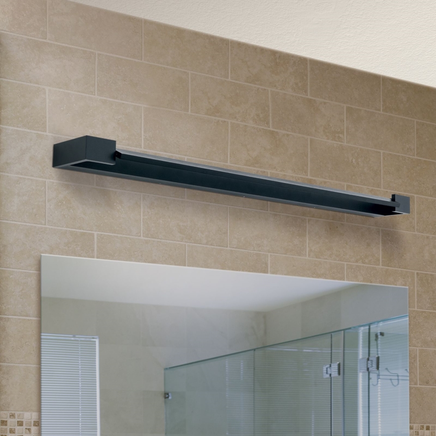 Badrumsspegel med LED-belysning MARILYN LED/24W/230V 90 cm IP44 svart