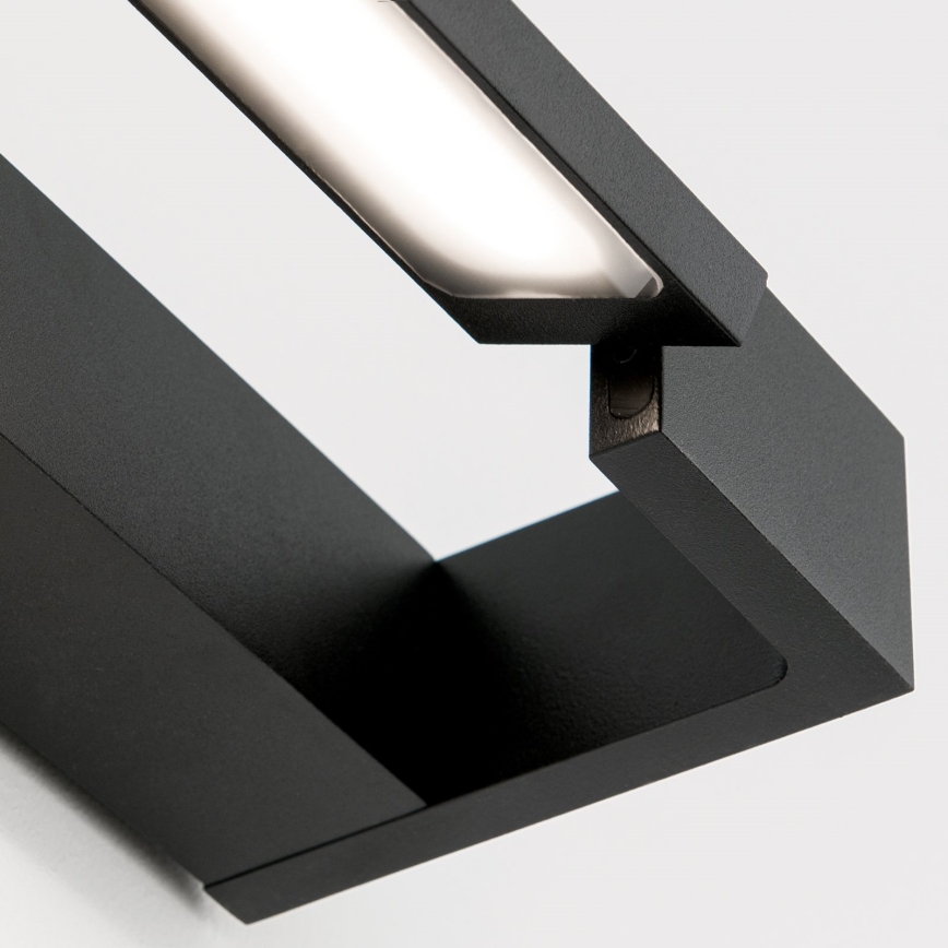 Badrumsspegel med LED-belysning MARILYN LED/24W/230V 90 cm IP44 svart