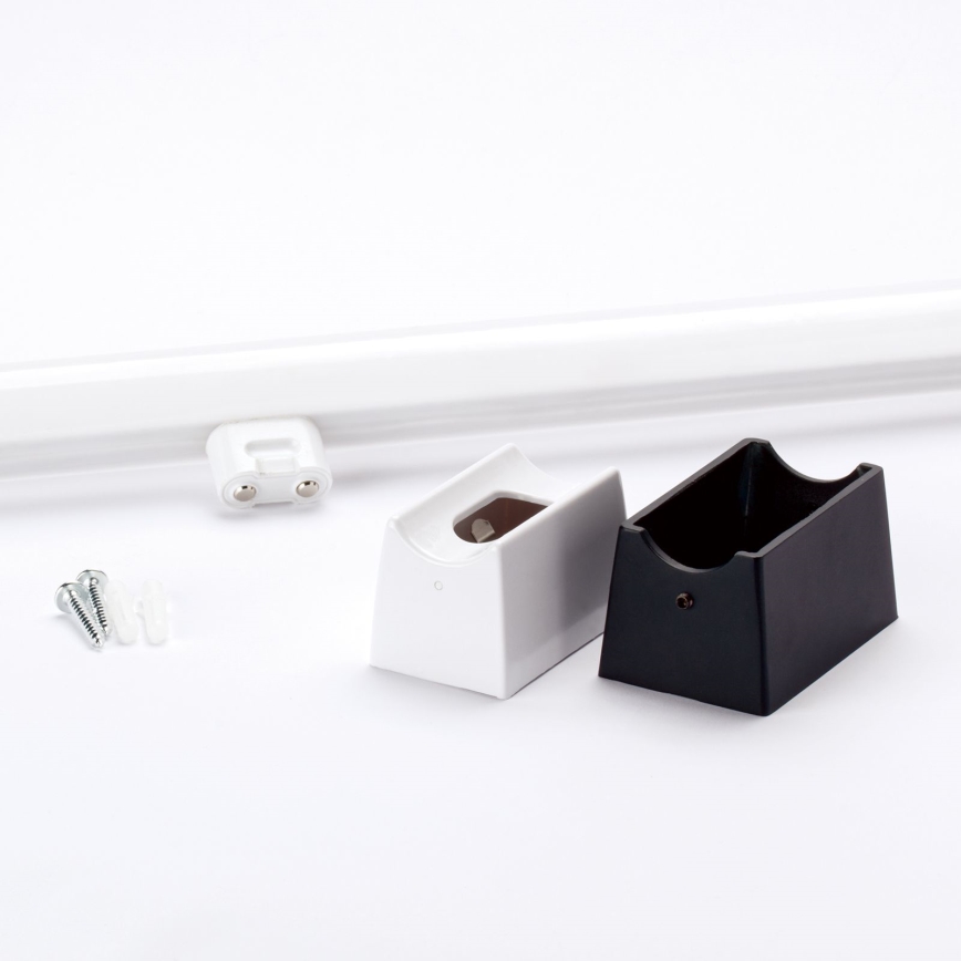LED väggbelysning VISAGIST 1xS14d/8W/230V svart