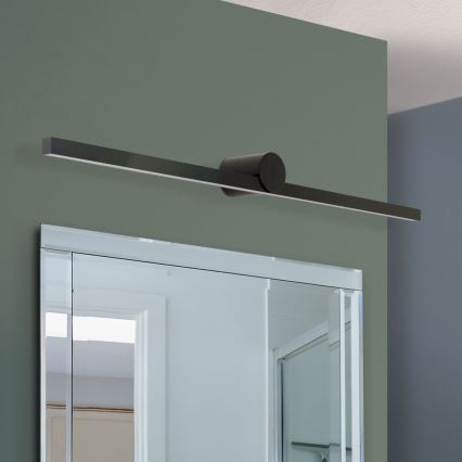 Badrumsspegel med LED-belysning BEAUTY LED/24W/230V 101 cm IP54 svart