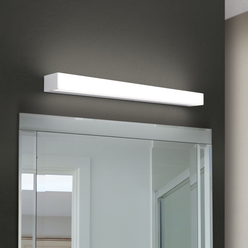 Badrumsspegel med LED-belysning HORIZON LED/12W/230V 3000/4000K 60 cm IP44 silver