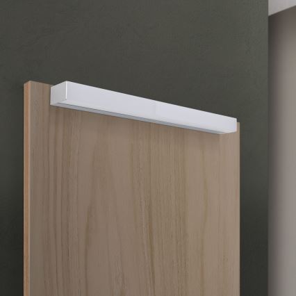 Badrumsspegel med LED-belysning HORIZON LED/12W/230V 3000/4000K 60 cm IP44 silver