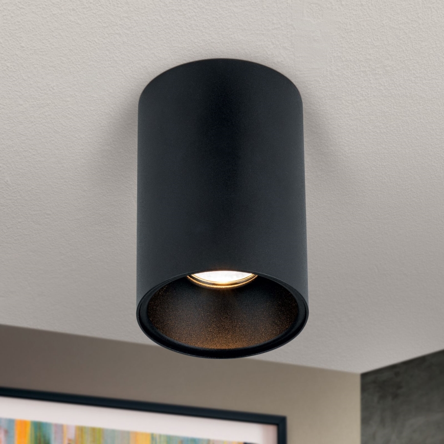 Spotlampa STARLIGHT 1xGU10/50W/230V svart/guld