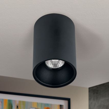 Spotlampa STARLIGHT 1xGU10/50W/230V svart/guld