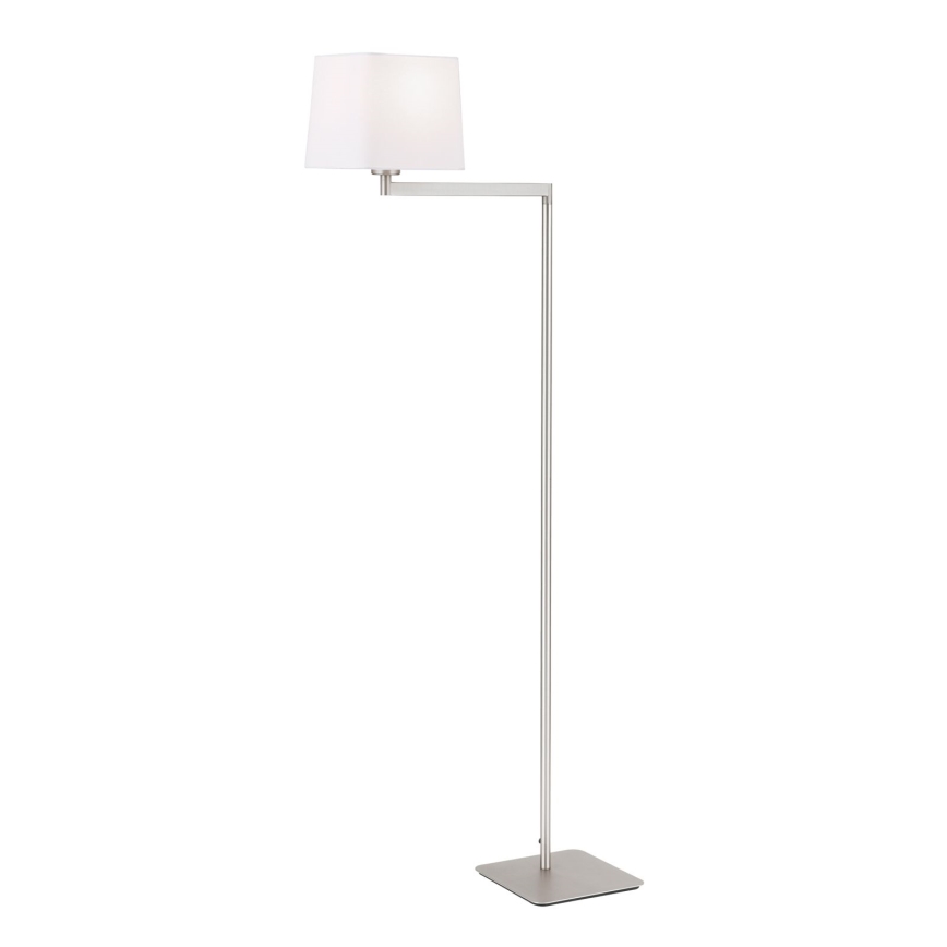 Golvlampa CARLTON 1xE27/40W/230V vit/matt krom