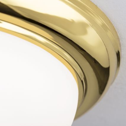 Taklampa EMPIRA 2xE14/40W/230V Ø 26,5 cm, guld