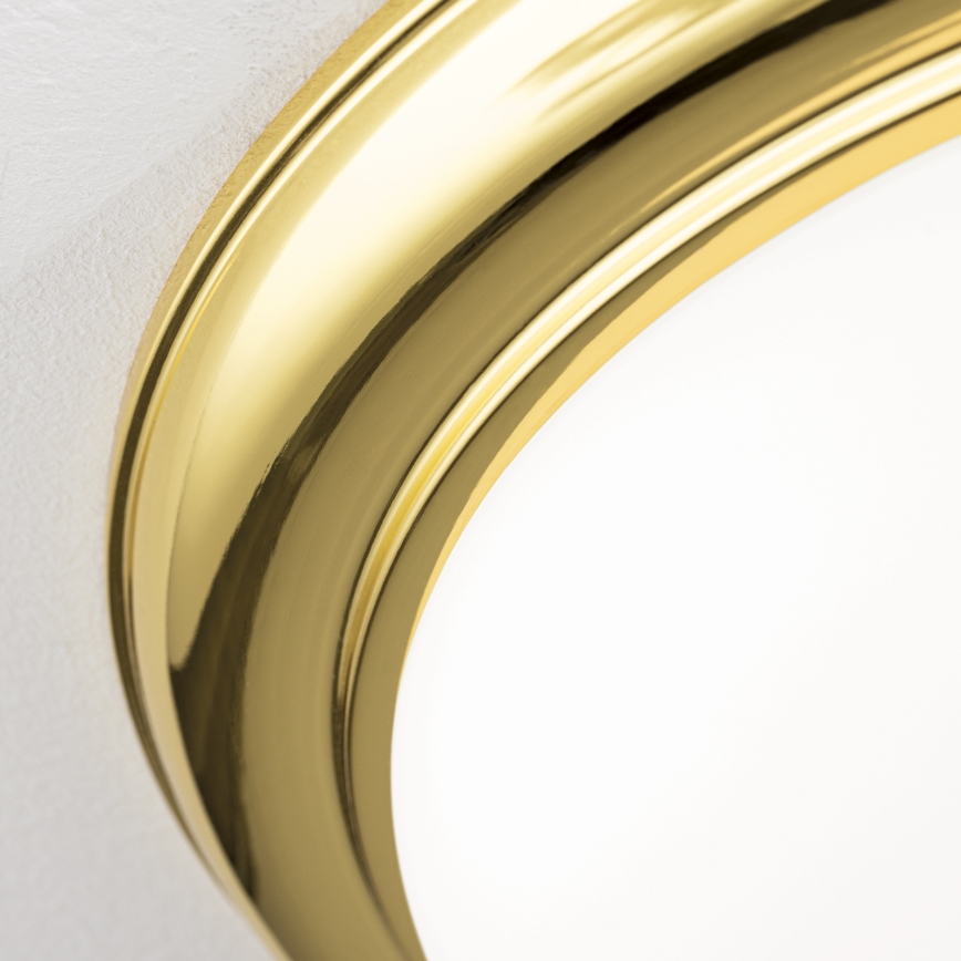 Taklampa EMPIRA 3xE27/40W/230V Ø 48 cm guld