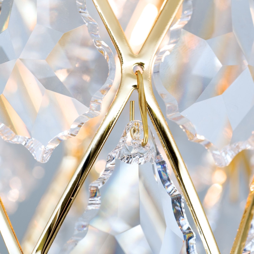 Taklampa RITA 1xG9/40W/230V, Ø 9 cm, guldfärgad